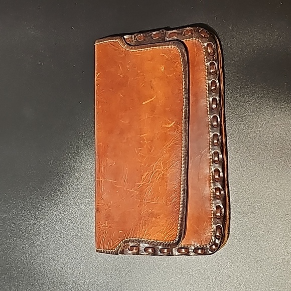 Handbags - Vintage leather envelope purse